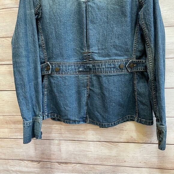 VINTAGE 90s LEVIS BOX‎ JEAN JACKET - Picture 9 of 10